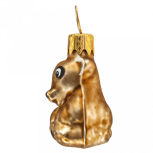 Елочная игрушка фигурка стеклянная Олененок мини h4см, ручная художественная роспись, подарочная упаковка (Россия) - Домашняя мода фото 3