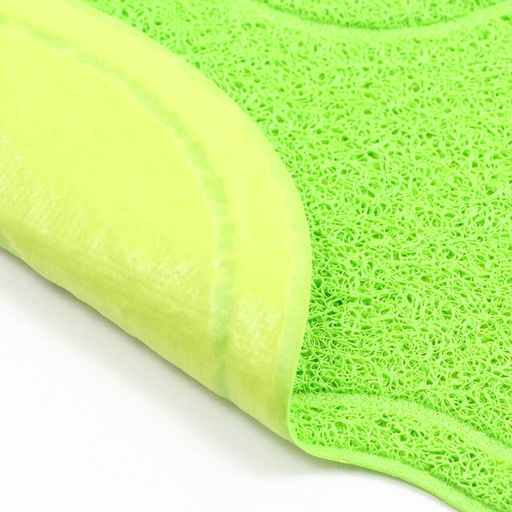 Коврик 2-в-1 под миску/туалет для животных два круга, 47 х 26 см, зелёный - Пижон фото 5