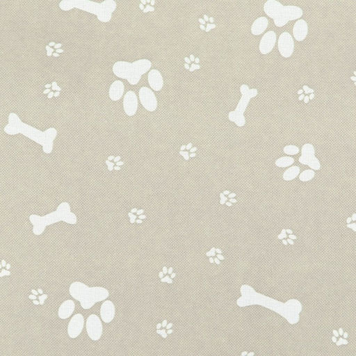 Автокресло для животных 40*30*25 см, серое с белыми лапками и косточками - Пижон фото 12