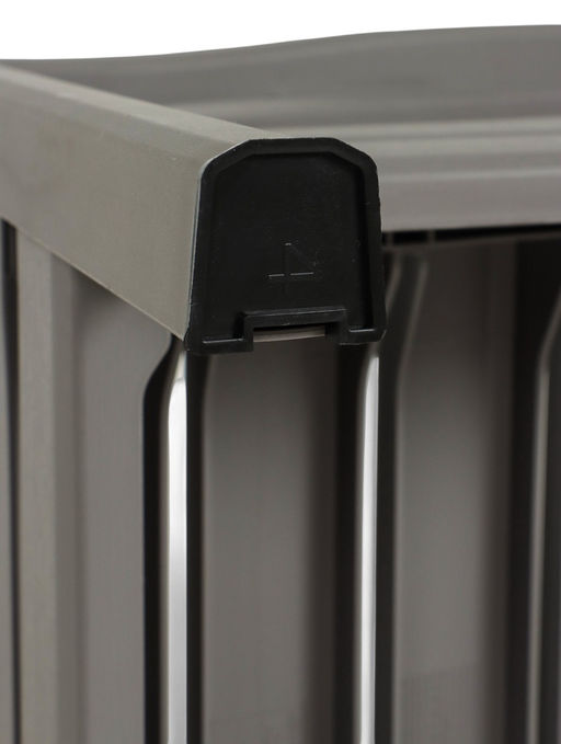 Набор садовой мебели «Евпатория»: 2 кресла, стол, трёхместный диван, серый