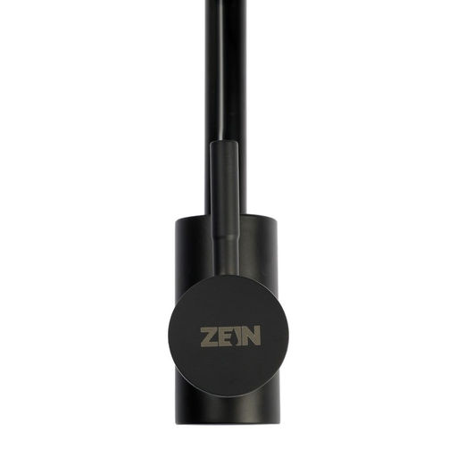Смеситель для кухни ZEIN Z2391, гибкий излив, картридж 35 мм, нержавеющая сталь, черный
