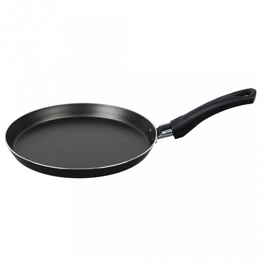 "ХИТ" Сковорода блинная с тефлоновым покрытием д25см, h2см, s0,18см (Россия)