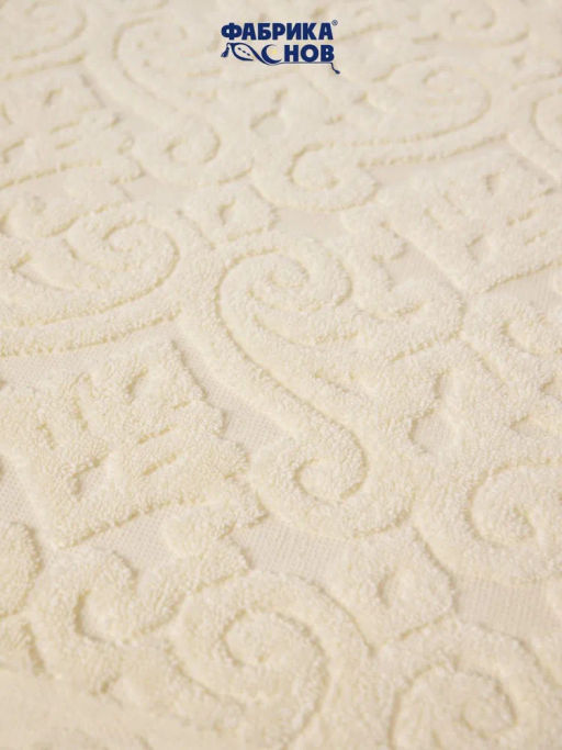 Полотенце махровое жаккардовое ROSELYN мод. J-176 размер 70*140 пл. 500 гр/м2 - Фабрика снов фото 3