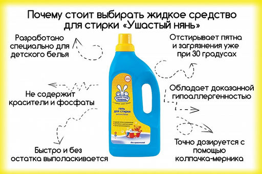 УШАСТЫЙ НЯНЬ жидк.ср-во д/стирки 2л