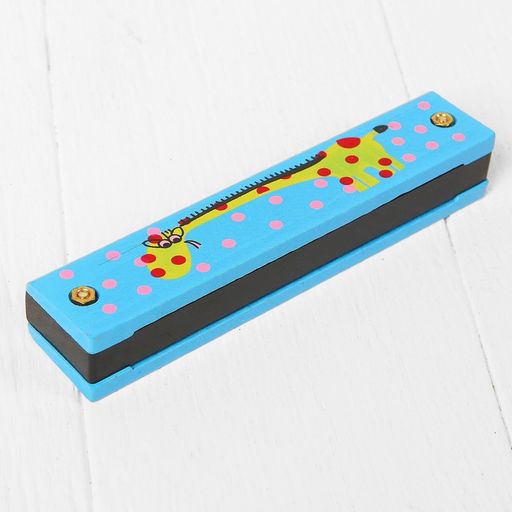 Губная гармошка Жирафики, цвета МИКС - Лесная мастерская фото 3