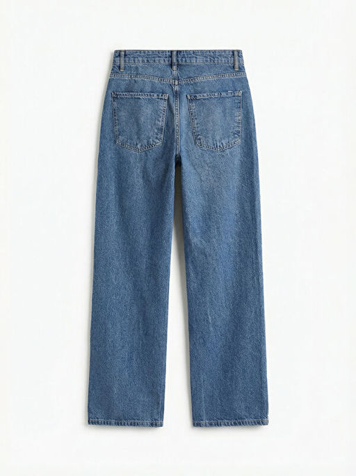 Baggy Fit Kad?n Jean Pantolon