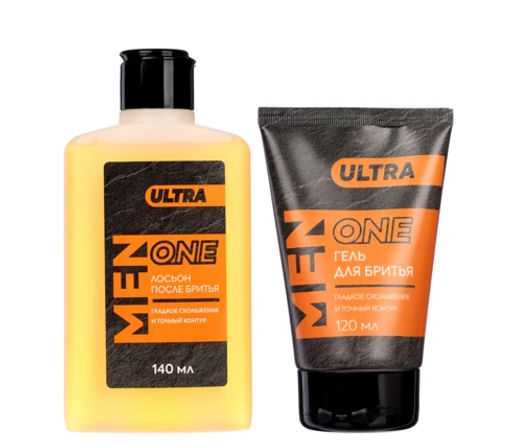 BIOPROVINCE набор ONE MEN (гель д/бритья 120мл+лосьон п/бритья 140мл)