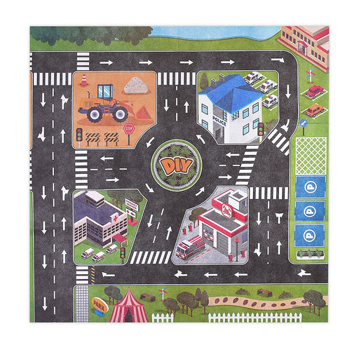 Игровой набор "Паркинг" (96 дет.) розовый, в коробке