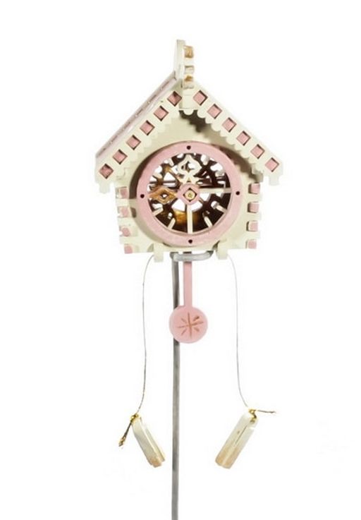 Новогоднее украшение: Часы с маятником 1013 Pink Roof - Idh фото 3