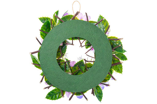 Пасхальное украшение венок 30*30*7,5 см "Нежность", круг