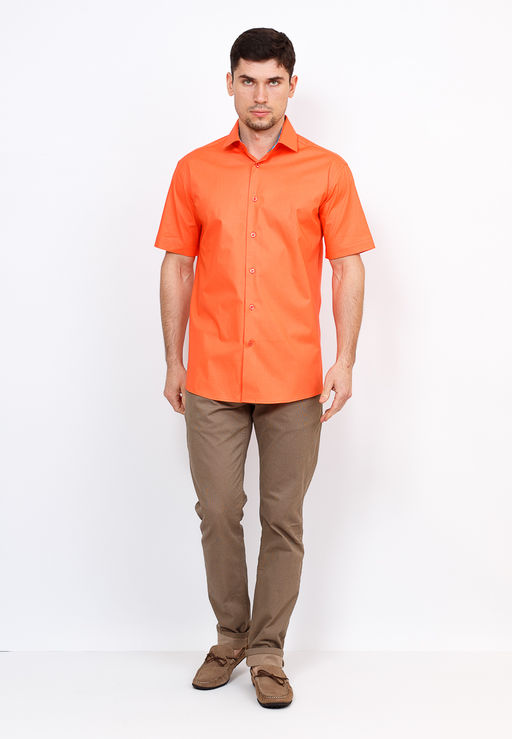 Сорочка мужская короткий рукав GREG Gb610/107/Z/1 STRETCH  фото 10