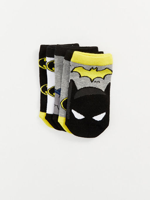 Batman Desenli Erkek ?ocuk Patik ?orap 5li - Waikiki фото 2