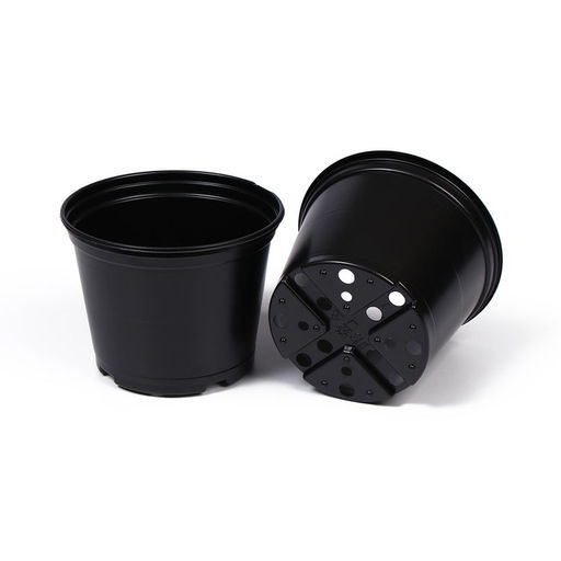 Цена за 70 шт. Горшок для рассады, 1 л, d=13 см, h=10.5 см, чёрный, Greengo
