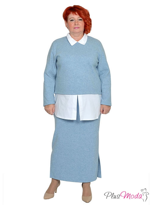 Юбка Модель №1747 размеры 44-84 - Plusmoda фото 3