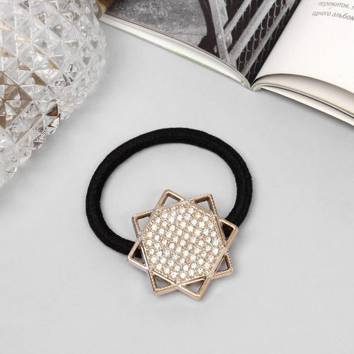 Цена за 6 шт. Резинка для волос «Бьорг», геометрия, 5 см