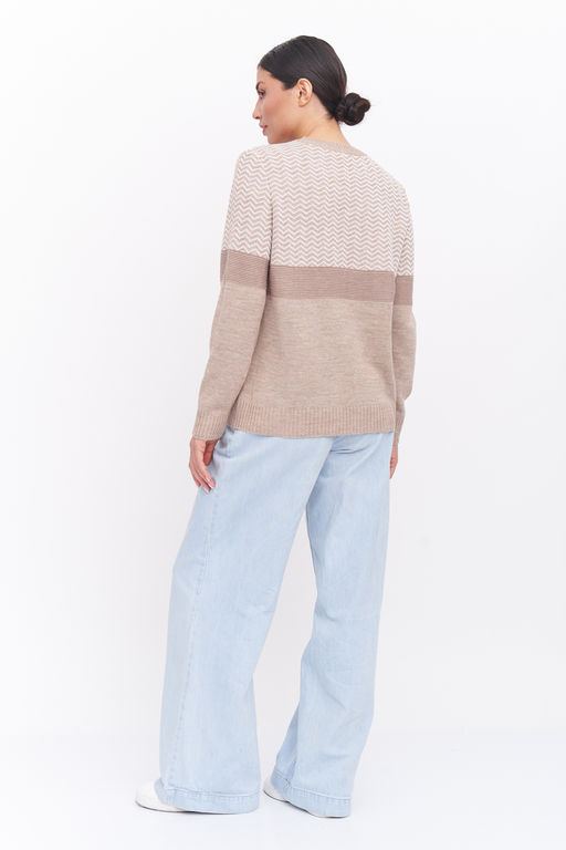 Джемпер Д 3223/бежевый (1390) - Текстильная мануфактура фото 8