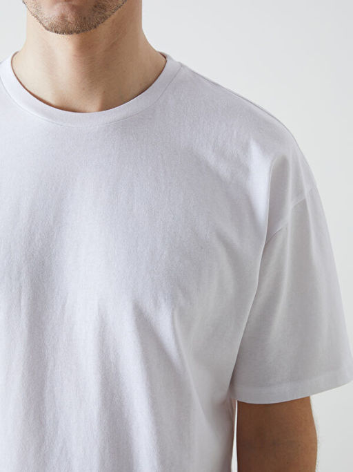 Bisiklet Yaka Penye Erkek Ti??rt