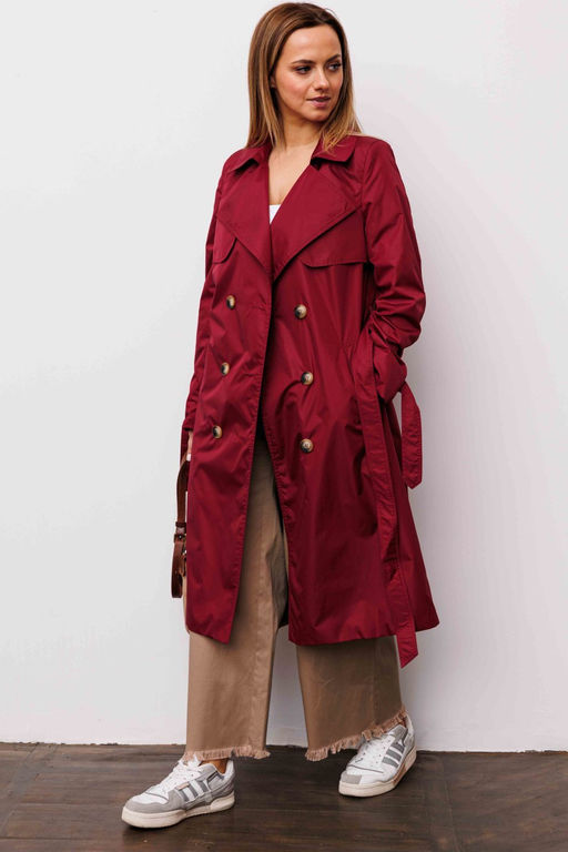 Плащ AURA 7035-170 марсала