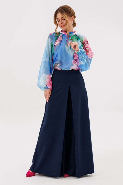 Костюм AmberA 2137-2 голубой/синий