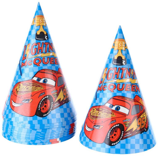 Цена за 10 шт. Колпак бумажный Молния Маквин, Тачки - Disney фото 4