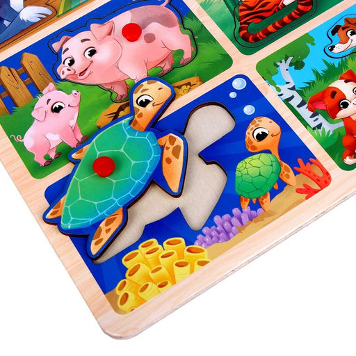 Рамка - вкладыш Мама и малыши - Лесная мастерская фото 4