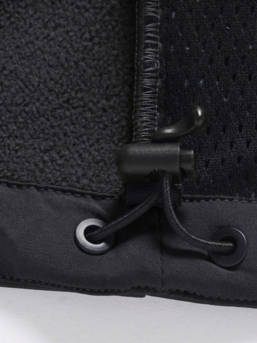 Ветровка мужская софтшелл виндстоппер с капюшоном спортивная черного цвета 9617_1Ch