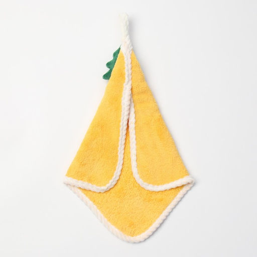 Полотенце кухонное Доляна Елочка, цв. желтый 30*30 см 270гр/м2  фото 5