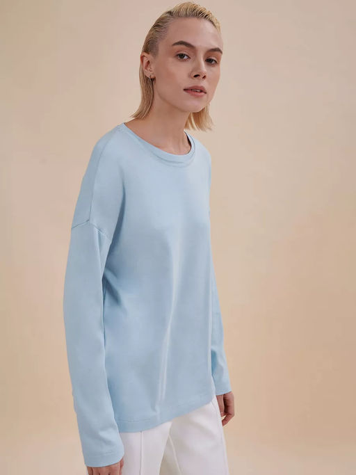 PELICAN, джемпер женский, Голубой  фото 4