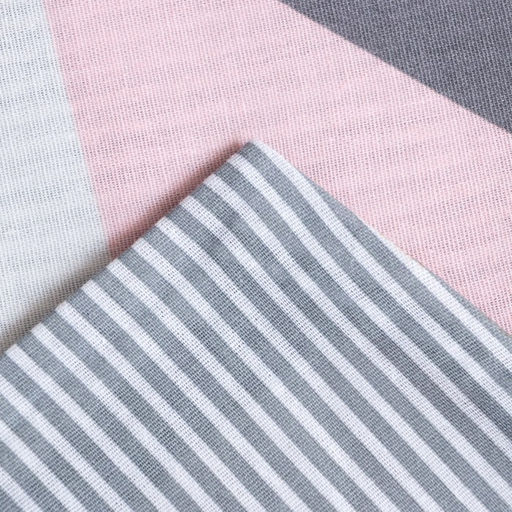 Постельное бельё евро «Этель» Pink illusion, бязь