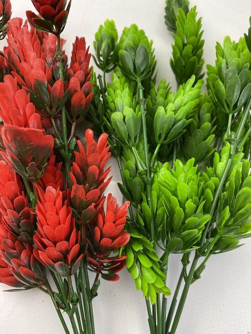 Хмель, белое декоративное растение 7 веточек 35см, пластик - Aopen фото 2