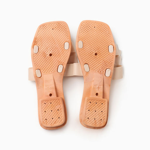 Тапочки женские с открытым носом LoveLife, размер 38-39, молочные