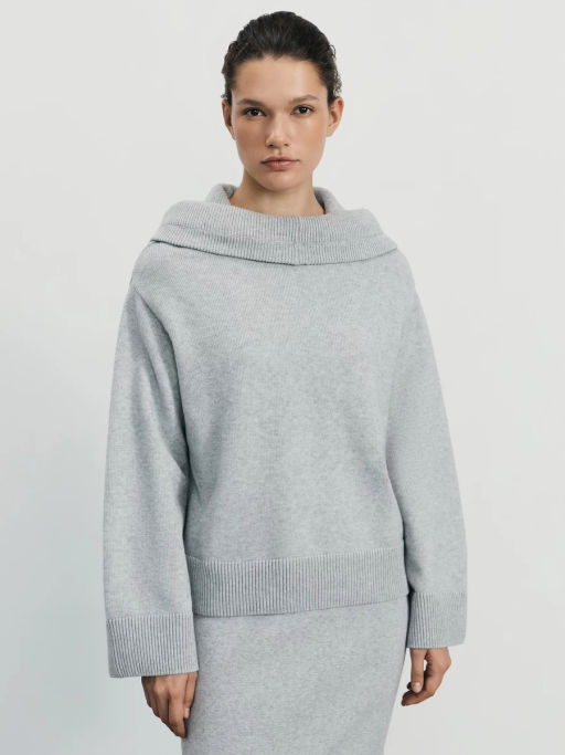 Джемпер с капюшоном с содержанием вискозы / Zarina