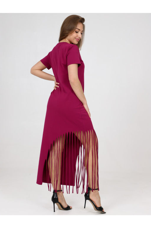 Туника Т-44.03 Бахрома вишня