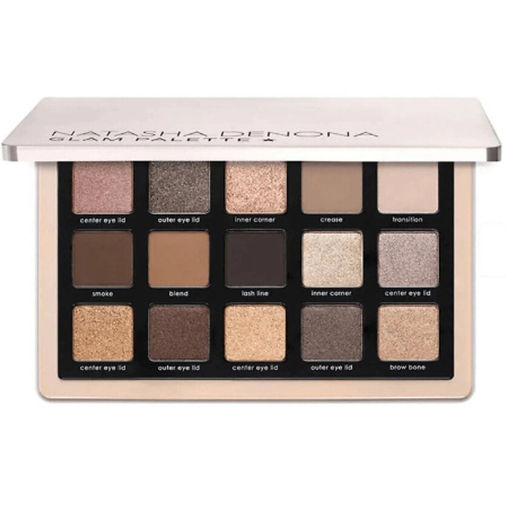 NATASHA DENONA Тени для век Glam Palette, Мультиколор