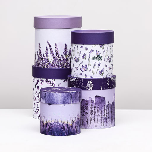 Набор шляпных коробок 5 в1 Вдохновение, 20 х 20 - 15 х 15 см - Simaland фото 7