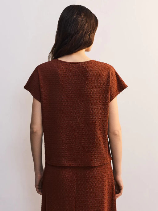 Футболка оверсайз из трикотажа ZR2605013421-21 / Zarina