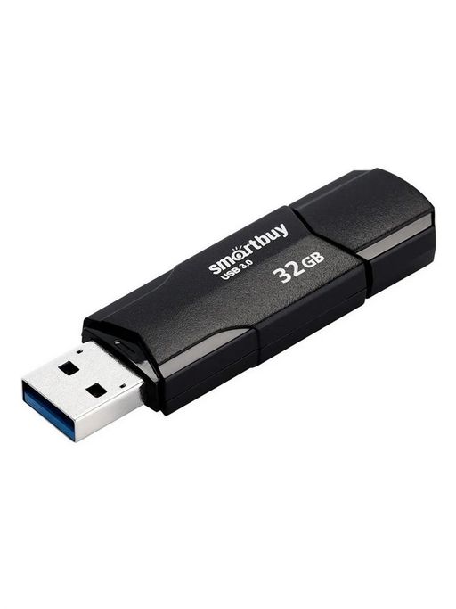 Флеш-накопитель 32Гб "Smartbuy CLUE" Black (SB32GBCLU-K)