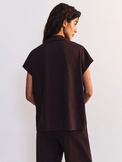 Льняная блуза с отложным воротником ZR2605012003-27 / Zarina