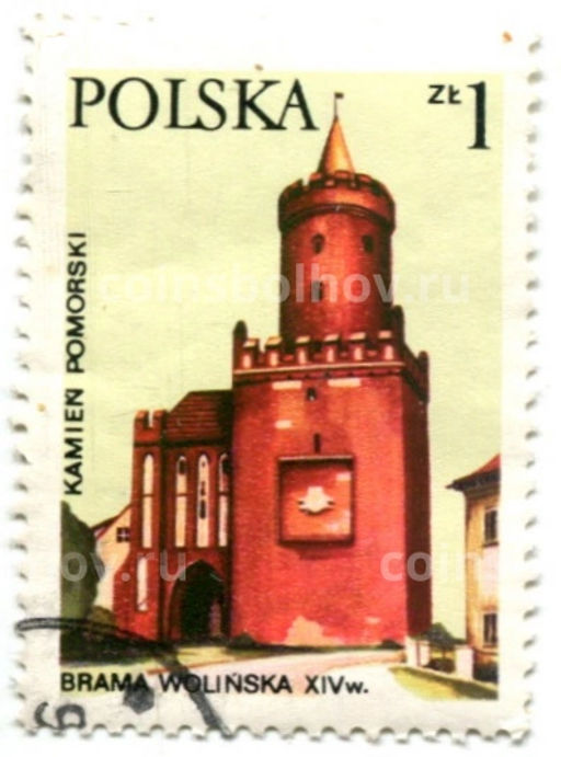 Марка Волинские ворота в Голюневе 1970 год Польша