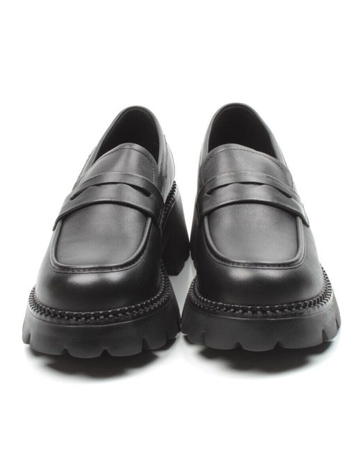 03-5938 BLACK Лоферы женские (натуральная кожа)