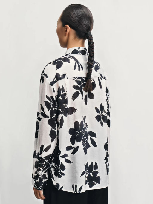 Блузка из вискозы с принтом / Zarina  фото 5