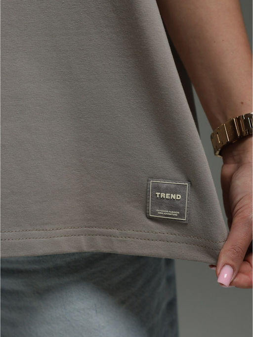 Анита-3 футболка женская (серо-бежевый)