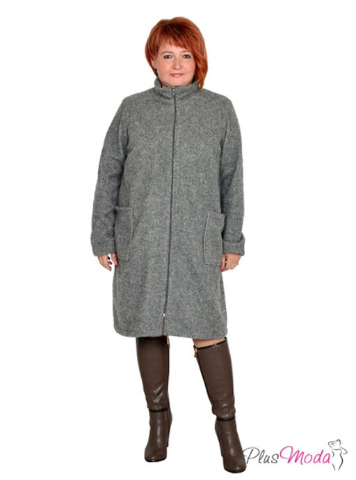 Жакет-дубленка Модель №1315 размеры 44-84 - Plusmoda фото 9