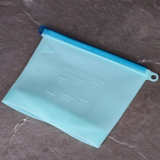 Пакет силиконовый для хранения с герметичной застежкой 500 мл / HR-100 /уп 150/ - Галеонтрейд фото 2