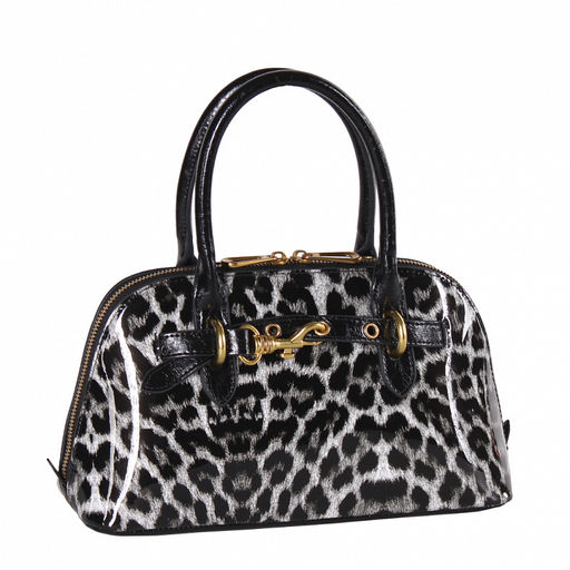 Сумка 6118Q black white Polina&Eiterou