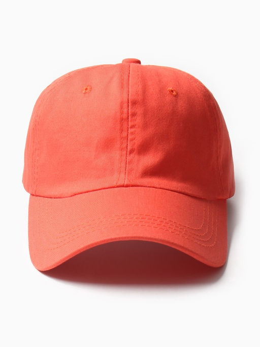 Кепка унисекс однотонная MINAKU, оранжевая, размер 58