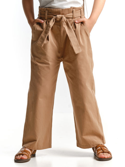 Брюки для девочки прямого кроя UD 7157 св.серый - Mini maxi фото 9