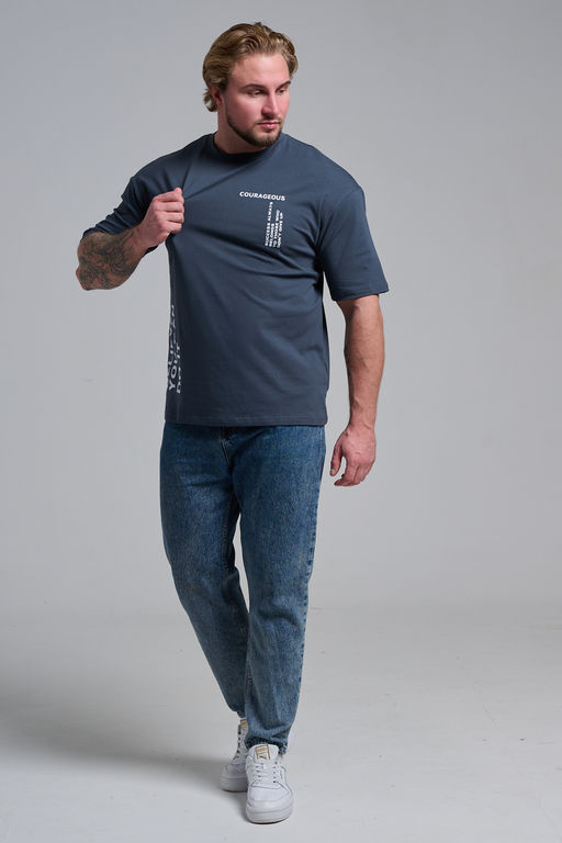 8570 футболка оверсайз мужская