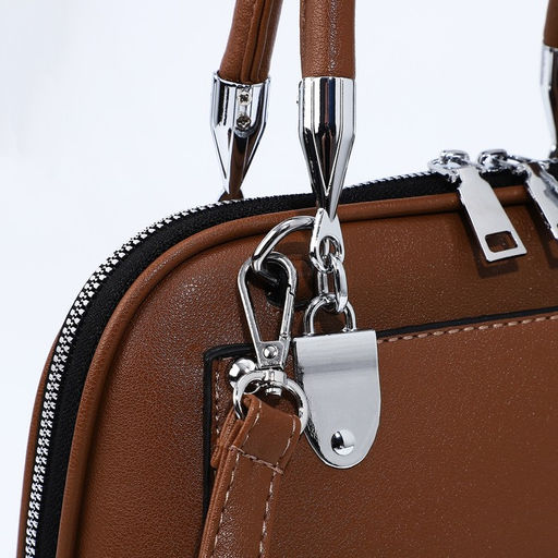 Сумка-саквояж на молнии, цвет коричневый - Simaland фото 7