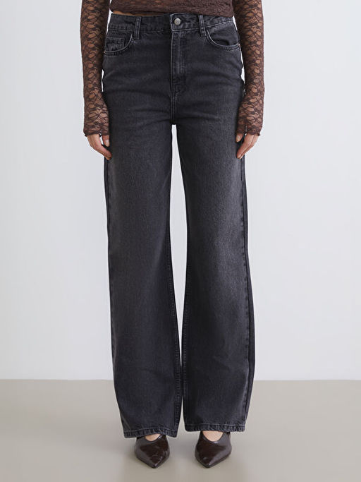 Straight Fit Kad?n Jean Pantolon